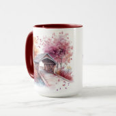 Nur ein Mädchen, das Lieben fallen lässt Tasse (Vorderseite Links)