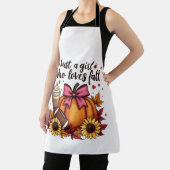 Nur ein Mädchen, das Lieben fallen Pumpkin GewürzL Schürze (InSitu)