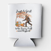 Nur ein Mädchen, das Lieben fallen und ein Gigfoot Dosenkühler (Vorderseite)