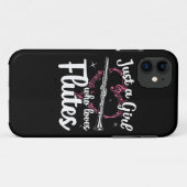 Nur ein Mädchen, das Lieben flötet Case-Mate iPhone Hülle (Rückseite (Horizontal))