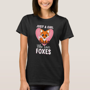 Nur ein Mädchen, das Lieben Foxen Niedliche Fox Gi T-Shirt