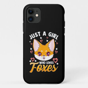 Nur ein Mädchen, das Lieben Foxes Kinder Mädchen N Case-Mate iPhone Hülle