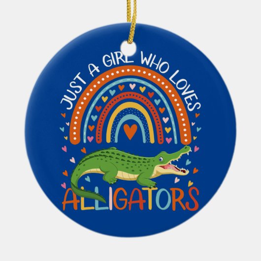 Nur ein Mädchen, das Lieben für Frauenmädchen mach Keramik Ornament (Vorne)