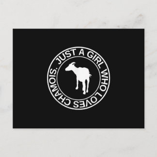 Nur ein Mädchen, das Lieben Gämse Geschenk für Fra Ankündigungspostkarte