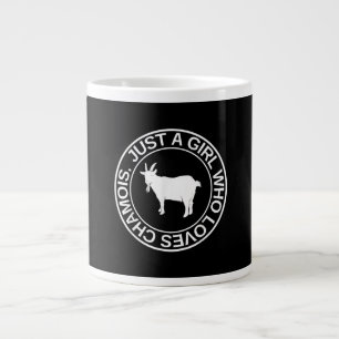 Nur ein Mädchen, das Lieben Gämse Geschenk für Fra Jumbo-Tasse