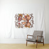 Nur ein Mädchen, das Lieben gemütlich wird Wandteppich (Beispiel (Horizontal))