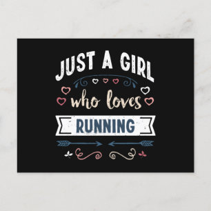 Nur ein Mädchen, das Lieben hat, die lustige Gesch Postkarte