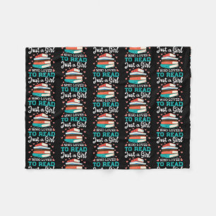 Nur ein Mädchen, das Lieben hat, ein Niedliches Bu Fleecedecke