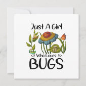 Nur ein Mädchen, das Lieben hat Einladung (Vorderseite)