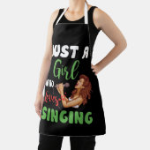 Nur ein Mädchen, das Lieben hat, Geschenke zu sing Schürze (InSitu)