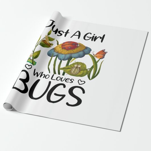 Nur ein Mädchen, das Lieben hat Geschenkpapier (Ungerollt)