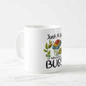 Nur ein Mädchen, das Lieben hat Kaffeetasse (Vorderseite Links)