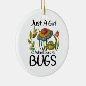 Nur ein Mädchen, das Lieben hat Keramik Ornament (Rechts)