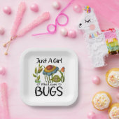 Nur ein Mädchen, das Lieben hat Pappteller (Party)