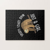 Nur ein Mädchen, das Lieben hat Puzzle (Horizontal)