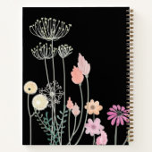 Nur ein Mädchen, das Lieben hat, Sketchbook-Blume Notizblock (Rückseite)