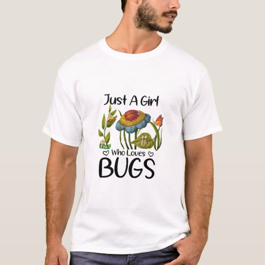 Nur ein Mädchen, das Lieben hat T-Shirt (Vorderseite)