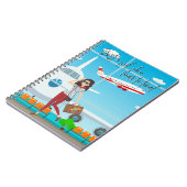 Nur ein Mädchen, das Lieben hat zu reisen Notizblock (Linke Seite)