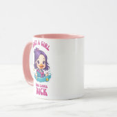 Nur ein Mädchen, das Lieben herumleckern Tasse (Vorderseite Links)