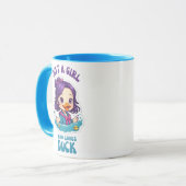 Nur ein Mädchen, das Lieben herumleckern Tasse (Vorderseite Links)