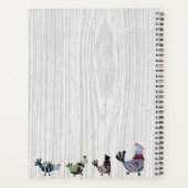 Nur ein Mädchen, das Lieben Hühner Country Folklor Planer (Rückseite)