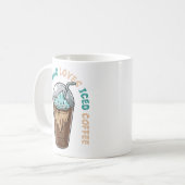 Nur ein Mädchen, das Lieben Kaffee geippt hat Kaffeetasse (Vorderseite Links)