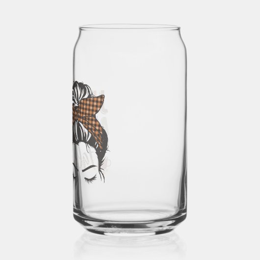 Nur ein Mädchen, das Lieben Karierte, heiße Buße f Dosenglas (Rückseite)