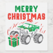 Nur ein Mädchen, das Lieben Lebkuchen Mann Funny C Weinetikett (Einzelnes Label)