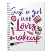 Nur ein Mädchen, das Lieben machen Notizblock (Vorderseite)