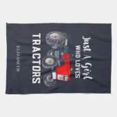 Nur ein Mädchen, das Lieben macht Geschirrtuch (Horizontal)