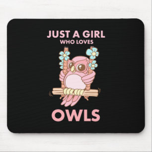 Nur ein Mädchen, das Lieben macht Mousepad