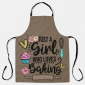 Nur ein Mädchen, das Lieben macht Schürze (Vorderseite)