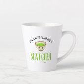 Nur ein Mädchen, das Lieben Matcha Milchtasse (Rechts)