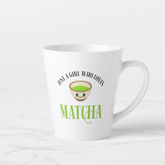 Nur ein Mädchen, das Lieben Matcha Milchtasse (Rechts)
