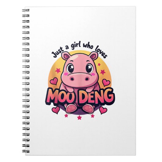 Nur ein Mädchen, das Lieben moos dena Niedlich Bab Notizblock (Vorderseite)