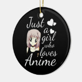 Nur ein Mädchen, das Lieben niedliches Cosplay anr Keramik Ornament (Links)