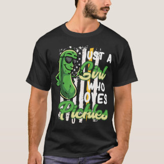 Nur ein Mädchen, das Lieben Pickles Funny Pickle G T-Shirt