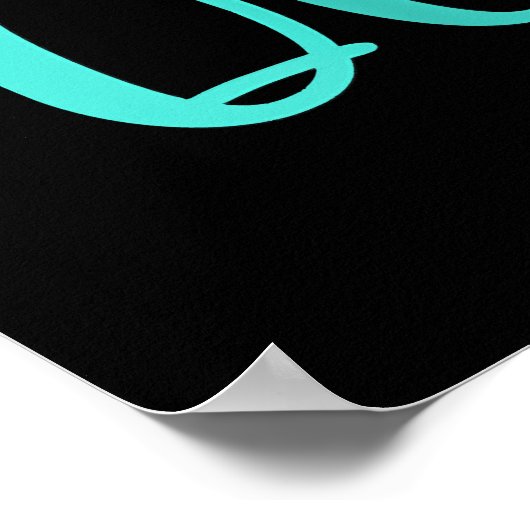 Nur ein Mädchen, das Lieben quilt und Flamingo Poster (Ecke)