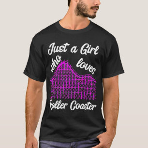 Nur ein Mädchen, das Lieben Roller Untersetzer Thr T-Shirt