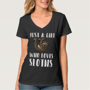 Nur ein Mädchen, das Lieben Schluchten Adorable Sl T-Shirt