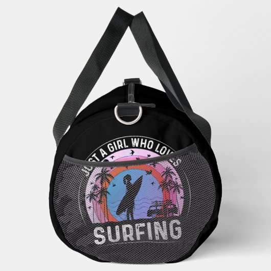 Nur ein Mädchen, das Lieben surft Duffle Bag (Rechts)