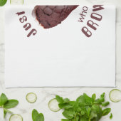 Nur ein Mädchen, das Lieben surft Geschirrtuch (Gefaltet)