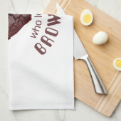 Nur ein Mädchen, das Lieben surft Geschirrtuch (Viertel Falte)