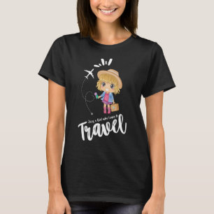 Nur ein Mädchen, das Lieben, T-Shirts für Frauen N