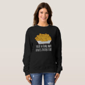 Nur ein Mädchen, das Lieben Tater Tower Funny Wome Sweatshirt (Vorne ganz)