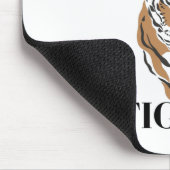 Nur ein Mädchen, das Lieben Tigers Tiger Animal Lo Mousepad (Ecke)