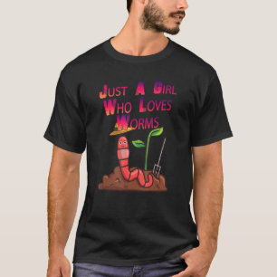 Nur ein Mädchen, das Lieben trägt, ist sarkastisch T-Shirt
