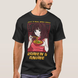 Nur ein Mädchen, das Lieben und Ramen 1 T-Shirt