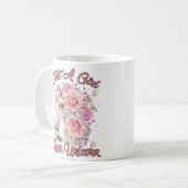 Nur ein Mädchen, das Lieben Unicorn Kaffeetasse (Vorderseite Links)