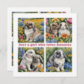 Nur ein Mädchen, das Lieben verbündet Karten (Vorne/Hinten)